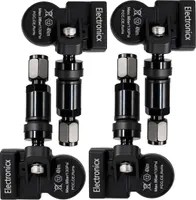 4 Reifendrucksensoren RDKS Sensoren Metallventil Schwarz für Opel/Vauxhall Astra Sports Tourer D2J0 06.2015-12.2020