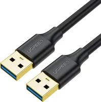 Ugreen-Kabel, USB-A auf USB-A, USB3.0, 5 Gbit/s, 0,5 m, schwarz (US128)