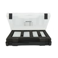 STIER Stauchkopfnägel Set(Brads) in Handwerkerkoffer 25 - 50 mm, 8000 Stück, für Druckluftnagler oder Nagelpistole, Stiftnägel