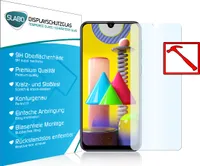 Slabo PREMIUM Panzerglasfolie für Samsung Galaxy M21 | Samsung Galaxy M31 KLAR "Tempered Glass" 9H (verkleinerte Folien) Schutzglas Schutzfolie Displayglas