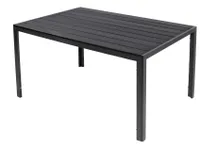 Gartentisch Comfort 160 x 90 cm mit Nonwood Platte Gestell Aluminium