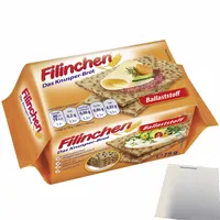 Filinchen das Knusperbrot Ballaststoff (75g Paackung) + usy Block