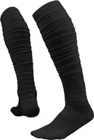 1 Paar Fußballsocken, Sportsocken, Rutschfeste Sportstrümpfe, Lange Sport Socken, Schwarz
