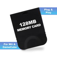 GameCube und Wii 128 MB Memory Card, Speicherkarte für Gaming Konsole