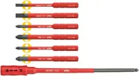 Wechselklingensatz slimBit Pk.7-tlg.Torque/Schlitz/Phillips/Pozidriv WIHA