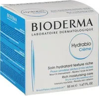 Bioderma Hydrabio odżywczy krem nawilżający do skóry wrażliwej suchej i bardzo suchej 50 ml