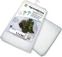 Bradas AWW3011010 Gartenvlies Abdeckplane 30 g/m² 1,1 x 10 m Weiß