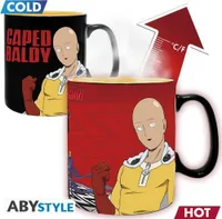 One Punch Man - Saitama a Garou - XXL hrnček na zmenu farby