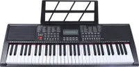 FCH 61 keyboard elektrické piano, digitální klávesnice přenosný digitální klavírní set pro děti a dospělé, 200 rytmů, 200 tónů