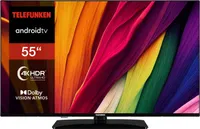 TELEFUNKEN D55U750X2CWI Fernseher 55 Zoll Android Smart TV (4K UHD, HDR Dolby Vision, Dolby Atmos)