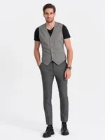 Ombre Clothing Formelle Herrenweste Biralei grau M