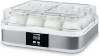 H.KOENIG ELY120 Joghurtbereiter / Edelstahl / 12 Gläser mit 150 ml / 1,8 Liter / spülmaschinenfest