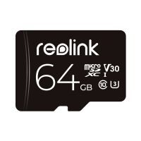 Reolink MicroSDXC Speicherkarte, Klasse 10 U3 TF Speicherkarte, kompatibel mit Reolink Überwachungskamera, 64GB