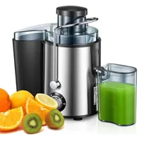 Entsafter Gemüse und Obst, 600 W Zentrifugal Entsafter, leicht zu reinigen und Anti-Tropf, 2 Geschwindigkeitsstufen  HDeye
