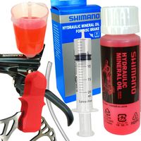 Service Kit inkl.100ml Shimano Mineral ÖL MTB Befüllbecher Trichter M5