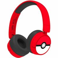 OTL Technologies Pokémon PK1000 Kopfhörer & Headset Verkabelt & Kabellos Kopfband Gaming USB Typ-C Bluetooth Rot, Weiß