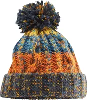 Beechfield Uni Corkscrew Strickmütze mit Bommel RW5192 (Einheitsgröße) (Retro-Blau)