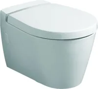 Geberit Visit WC-Sitz, weiß Scharniere verchromt mit Absenkautomatik