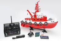 Carson RC Feuerlöschboot TC-08 2.4GHz 100% RTR Ferngesteuertes Boot mit Spritzfunktion