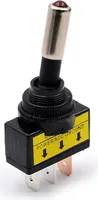 KFZ-Kippschalter 20A, 3 Pin Rot LED-beleuchtete Kippschalter für 12-V-Gleichstromsysteme, Ein-Aus, 2 Positionen, mit LED, für PKW-LKW Boote ASW-15D