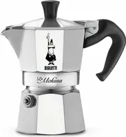 Bialetti BIA290493 Mokina Kaffeebereiter, 1/2 Tasse