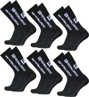 6 Paar Fußballsocken Größe 39-46, Anti Rutsch Socken, Grip Sportsocken, Unisex Socken, Outdoor-Sport-Laufsocken Stretch-Socken mit Grip