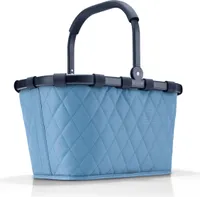 reisenthel carrybag, Einkaufskorb, Picknickkorb, Tragetasche, Frame Rhombus Blue, 22 L, BK4102