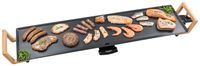 Bestron elektrischer Tischgrill, XXL Teppanyaki Grillplatte im Asia Design, Grillspaß für 8 Personen, extra große Grillfläche, 1.800 W, Farbe: Schwarz