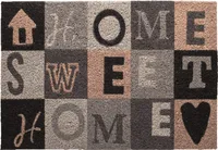 Betz Kokosmatte Fußmatte Fußabstreifer Schmutzfangmatte "HOME SWEET HOME"   Größe 45x75cm