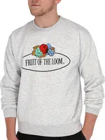 Sweatshirt mit Vintage-Logo ,Farbe: graumeliert ,Größe: S