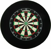 Winmau Blade 6 Triple Core PDC Carbon Dartboard Darts Board + Surround Schwarz