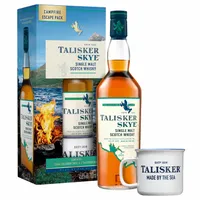 Talisker Skye Single Malt Scotch Whisky Geschenkbox mit Emaille Tasse, Alkohol, 45.8 %, 700 ml,