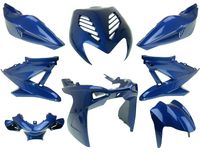 Verkleidungssatz YAMAHA Aerox MBK Nitro blau metallic 8-teilig Set Verkleidung