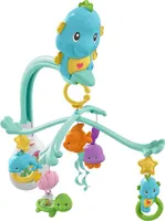 Mattel DFP12 - Fisher-Price - Baby Mobile, 3 in 1 mit Musik, Seepferdchen