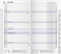 BRUNNEN Kalender 2025 Kalender-Einlage 9x15cm 10-75300005