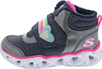 Skechers Heart Lights - Brilliant Rainbow - Navy / Pink Synthetik Größe: 29 Normal