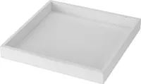 taca dekoracyjna 25x25x3cm drewniana BIAŁA