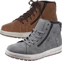 Rieker Herren Stiefeletten Warmfutter Schnürstiefelette 30721, Größe:43 EU, Farbe:Grau