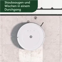 iRobot Roomba Combo Essential Saug- und Wischroboter Y011240 3 Saugstufen Weiß