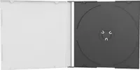 200 DVD CD Hüllen Single black slimcase