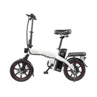 Elektrický bicykel DYU A5 - Výkon 350W Batéria 48V7.5Ah Dojazd 40KM Kotúčové Brzdy - Biely