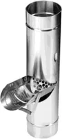 100 mm  Regenrohrklappe Regenwasserklappe mit Sieb Zink