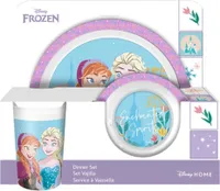 Kids Licensing Disney Gefrorenes Frühstücksset Durchsichtig  Durchsichtig One Size