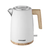 Concept elektrischer Wasserkocher, 2200W, 1,7l, weiß, RK3315