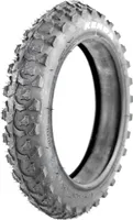 Set: Kenda Reifen 12 1/2 x 2 1/4 Zoll K-850 Stollenprofil, 62-203 und Schlauch 12 - 12,5 Zoll gerades Fahrradventil (Dunlop) für Roller, Laufrad, DDR Handwagen, Kinderwagen, Anhänger