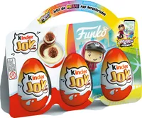 Kinder Joy vajíčka s mliečnym krémom a lieskovými orieškami chrumkavé guľôčky 3s 60g