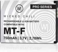 Wicked Chili Akku kompatibel mit AVM Fritz!Fon C5 / C4 / M2 / Fritzfon Telefon Zusatzakku 1x Ersatz-Akku für Original AVM Fritz Fon 312BAT006, 312BAT016 (750mAh Li-Ion)