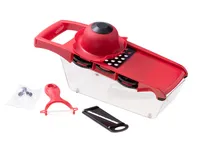 6-in-1-Hobel, Schälmaschine, Gemüsehalter und Produktschale