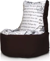 SeatSitzsack Beanbag L Moderné polyesterové kreslo - Mäkké a pohodlné - Moderné - Vzor: DG38/NC15