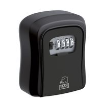 BASI - Schlüsselsafe - schwarz - SSZ 200 - mit Zahlenschloss - Aluminium
